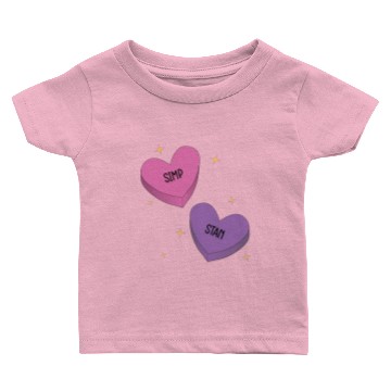 Discover Fun Candy Hearts Baby T-shirts