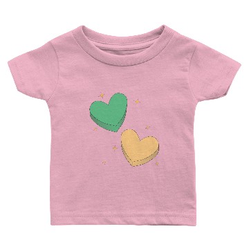 Discover Candy Hearts Baby T-shirts