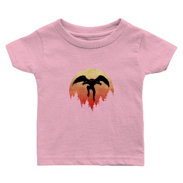 Discover Cryptidcore Aesthetic Mothman Cryptozoology Baby T-shirts