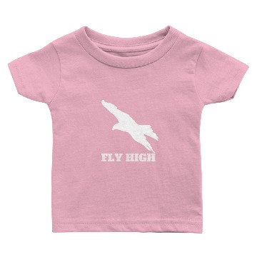 Discover FLY High Grey Pop Art Eagle Baby T-shirts