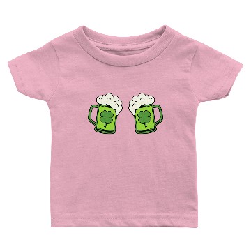 Discover Drinking Green Beer Boobs Shamrock Irish Patricks Baby T-shirts