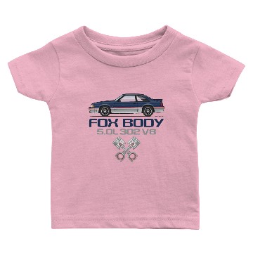 Discover FOX BODY Shadow Blue Baby T-shirts