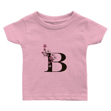 Discover B Botanical Monogram Baby T-shirts