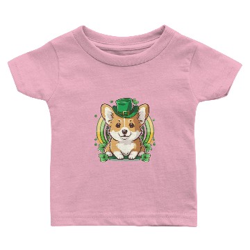 Discover st patricks day - chibi corgi dog Baby T-shirts