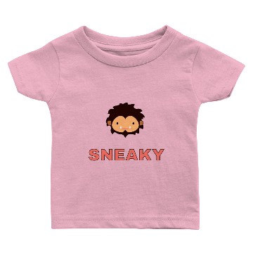 Discover Sneaky Sasquatch Head Baby T-shirts