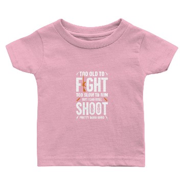 Discover Typography Baby T-shirts Design. Gun Baby T-shirts Design.