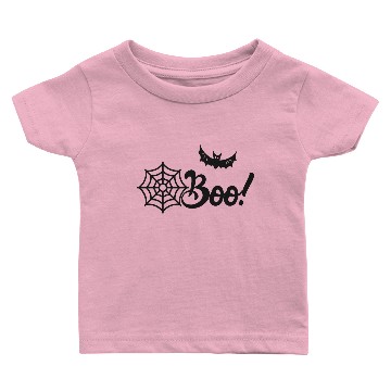 Discover Boo Spiderweb Baby T-shirts