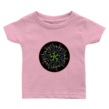 Discover 5 Point Rainbow Mandala 1 Baby T-shirts