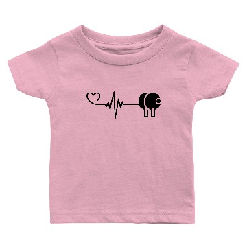 Discover Table tennis ping pong heart pulse Baby T-shirts