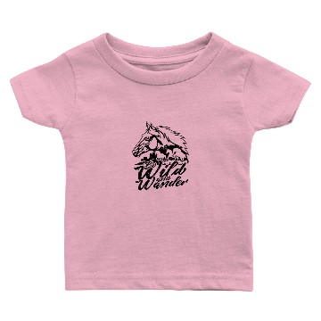 Discover Be wild and wander - Horse Baby T-shirts