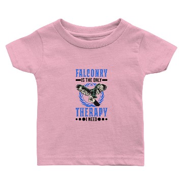 Discover Falcon Therapy Falconry Kestrel Baby T-shirts