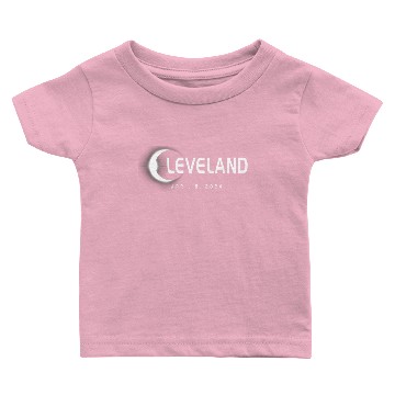Discover Cleveland Ohio Eclipse Souvenir April 8th 2024 Baby T-shirts