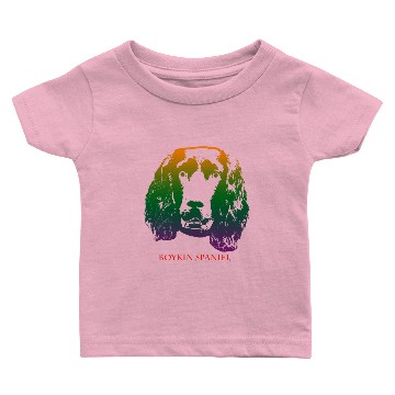Discover The boykin spaniel head is Violet, Green, Orange Baby T-shirts