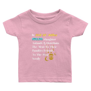 Discover Eid Al Adha in Islam Baby T-shirts