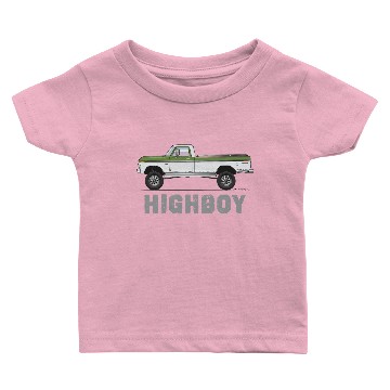 Discover Highboy Limestone Green Baby T-shirts