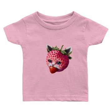 Discover strawberry cat Baby T-shirts