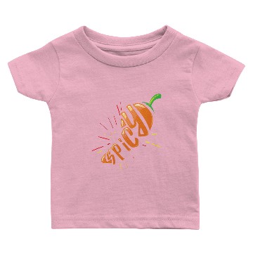 Discover Spicy Hot Chili Pepper Spice Baby T-shirts