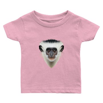 Discover Colobus Monkey Face Baby T-shirts