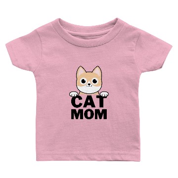 Discover Funny Cat Mom Baby T-shirts