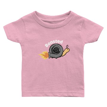 Discover Boosted Snail Turbo Baby T-shirts
