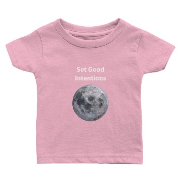 Discover Set Good Intentions full moon Baby T-shirts