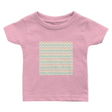 Discover Colorful Retro Chevron Pattern Baby T-shirts