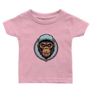 Discover Cool Gorilla Cap Hat Baby T-shirts
