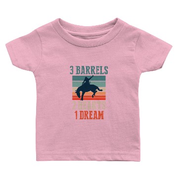 Discover Barrel Racing Rodeo Baby T-shirts