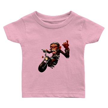 Discover Zombie Raider Monkey Rockstar Baby T-shirts