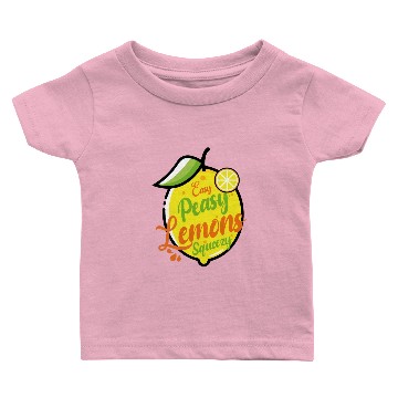 Discover Easy Peasy Lemon Squeezy Baby T-shirts
