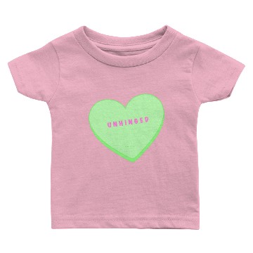 Discover unhinged conversation heart Baby T-shirts