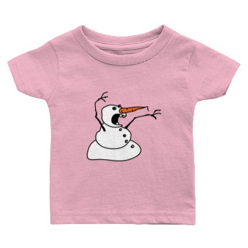 Discover Angry Snowman Baby T-shirts