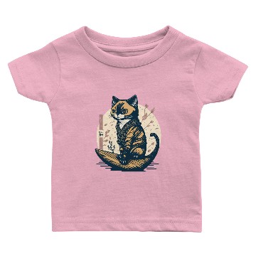 Discover Cat Japanese Aesthetic Baby T-shirts