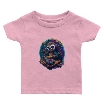 Discover DJ Sloth Baby T-shirts