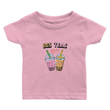 Discover Bes Teas Boba Bubble Milk Tea Drinker Baby T-shirts