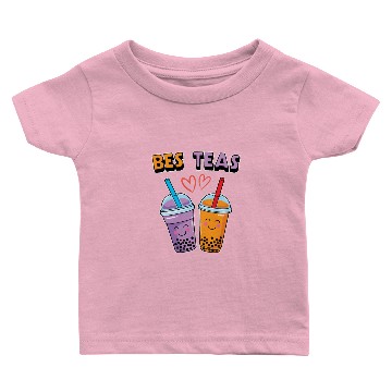 Discover Bes Teas Boba Bubble Milk Tea Drinker Baby T-shirts