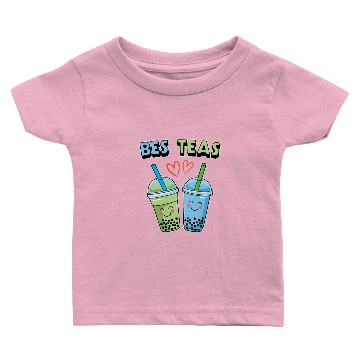 Discover Bes Teas Boba Bubble Milk Tea Drinker Baby T-shirts