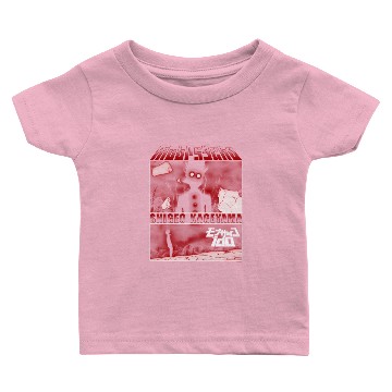 Discover Mob Psycho 100 Black Red Panels Baby T-shirts