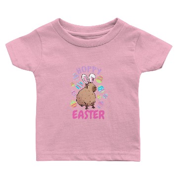 Discover Hoppy Easter Cute Funny Capybara Baby T-shirts