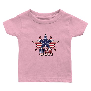 Discover God bless America the land of the free Baby T-shirts