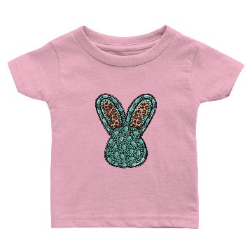 Discover Gemstone Turquoise Rabbit Baby T-shirts
