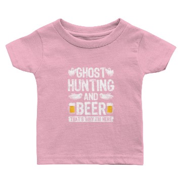 Discover Ghost Hunting Paranormal Researcher Ghost Baby T-shirts