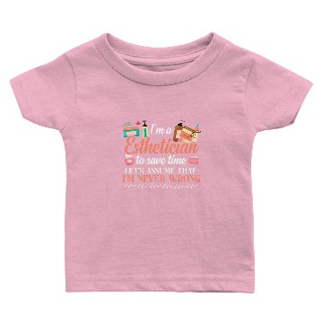 Discover Cute Licensed Esthetician Skincare Baby T-shirts