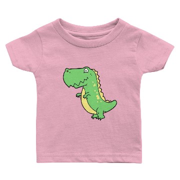 Discover Green T Rex Baby Dinosaur Baby T-shirts