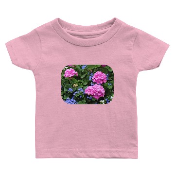 Discover Geraniums and Periwinkle Baby T-shirts