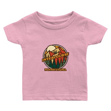 Discover Intercourse Pennsylvania Mountain Hiking P Baby T-shirts