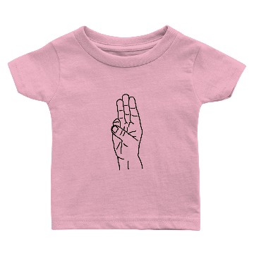 Discover Hand gesture suppression Hunger games Baby T-shirts