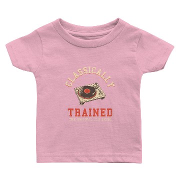Discover Classically Trained Vinyl Record Baby T-shirts