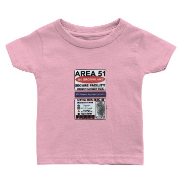 Discover Area 51 Reverse Engineering Pass Baby T-shirts