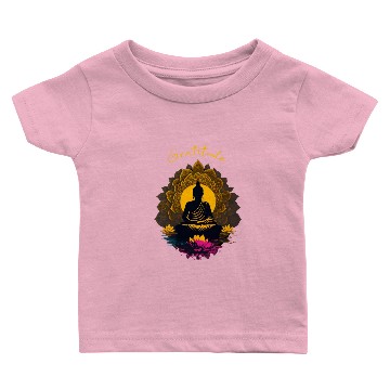 Discover Gratitude Buddha Baby T-shirts
